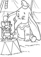 kolorowanki Dumbo do wydruku Disney malowanka numer 27